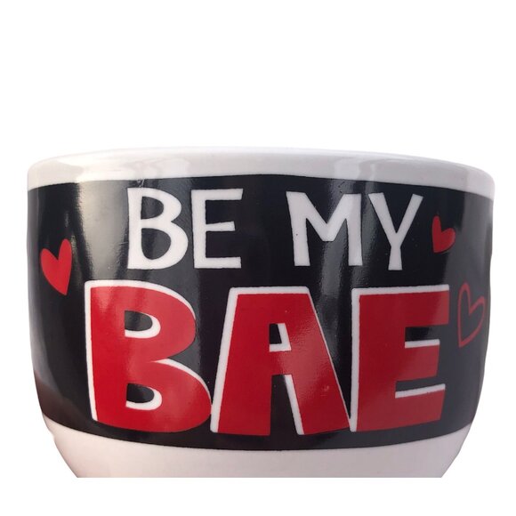 International MTY Coffee Mug 12oz Be My Bae Hearts Love Romantic Ceramic Cup - Picture 4 of 8